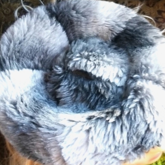 60's MISS DIOR by Christian DIOR Fur TAM Grey Puffy Panel Euro Chic Snow HAT EVC - Picture 16 of 16